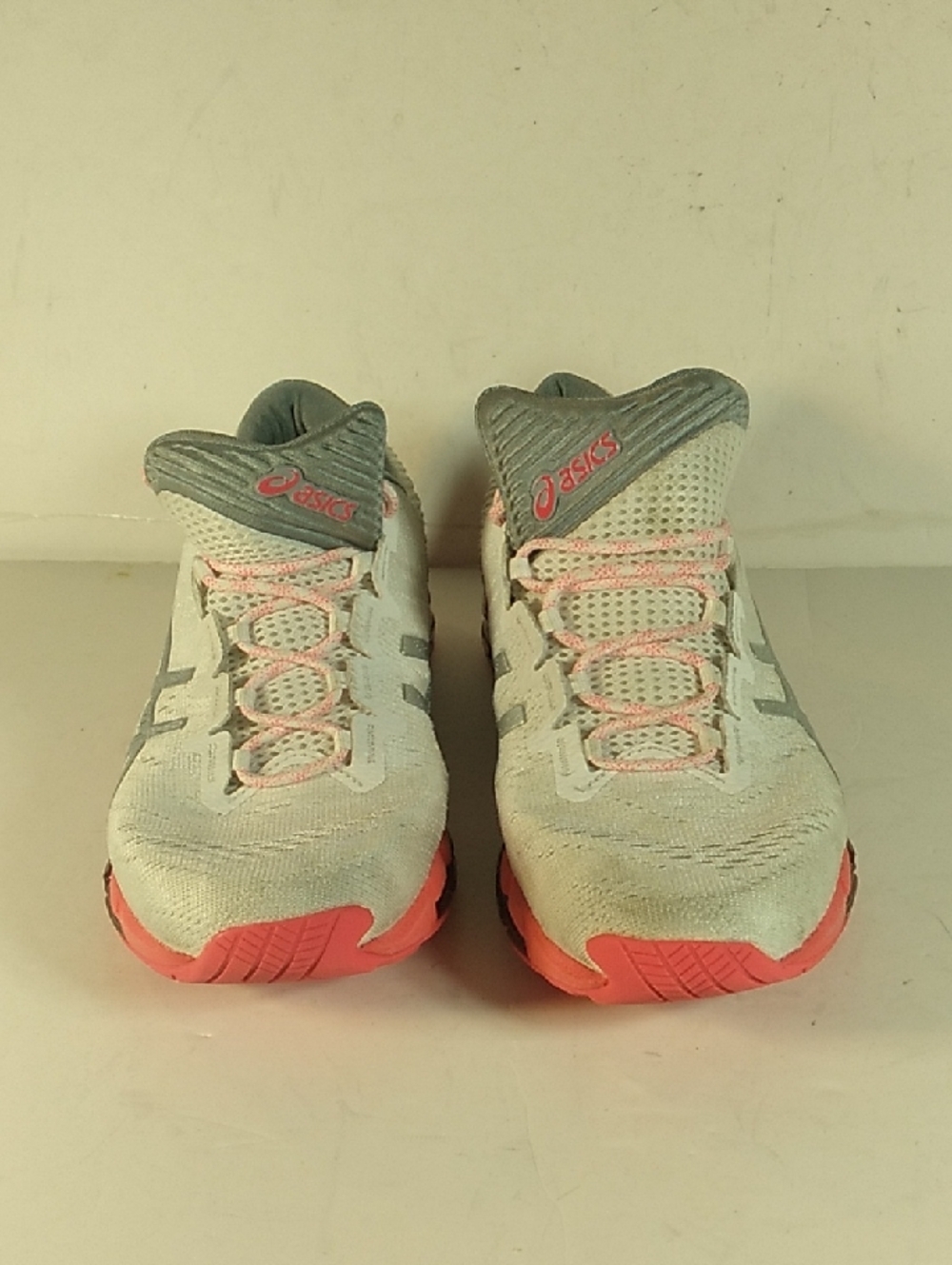 ASICS Women's White and Pink Athletic Running Sneakers Size 8.5 - Picture 7 of 7